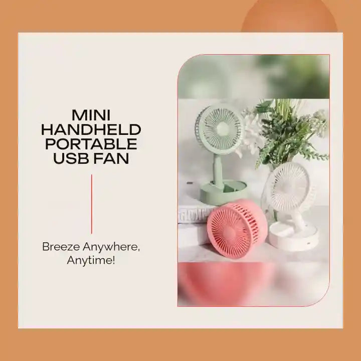 Mini Handheld Portable USB Fan by@Outfy